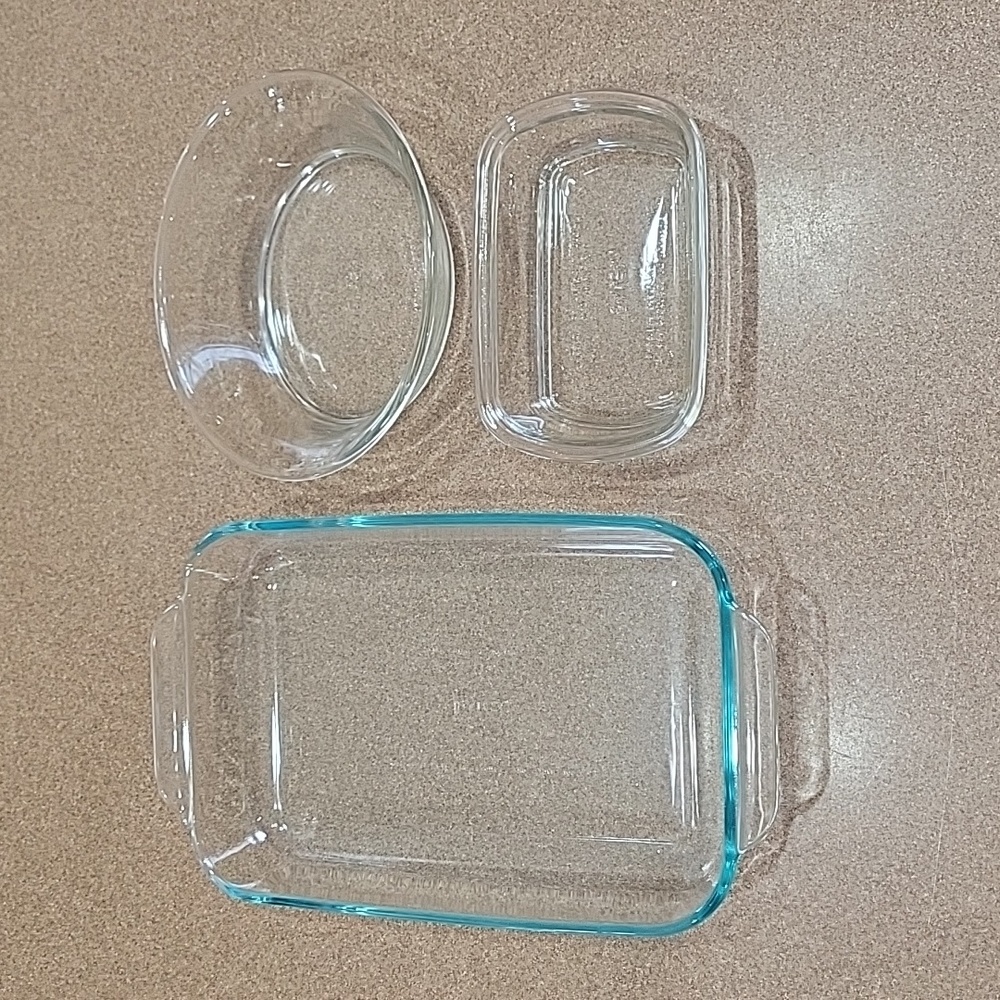 3 Pyrex Glass Casseroles/Dishes!!!